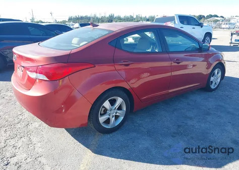 2013 Hyundai Elantra Gls z USA, uszkodzony, nr VIN KMHDH4AE8DU808862